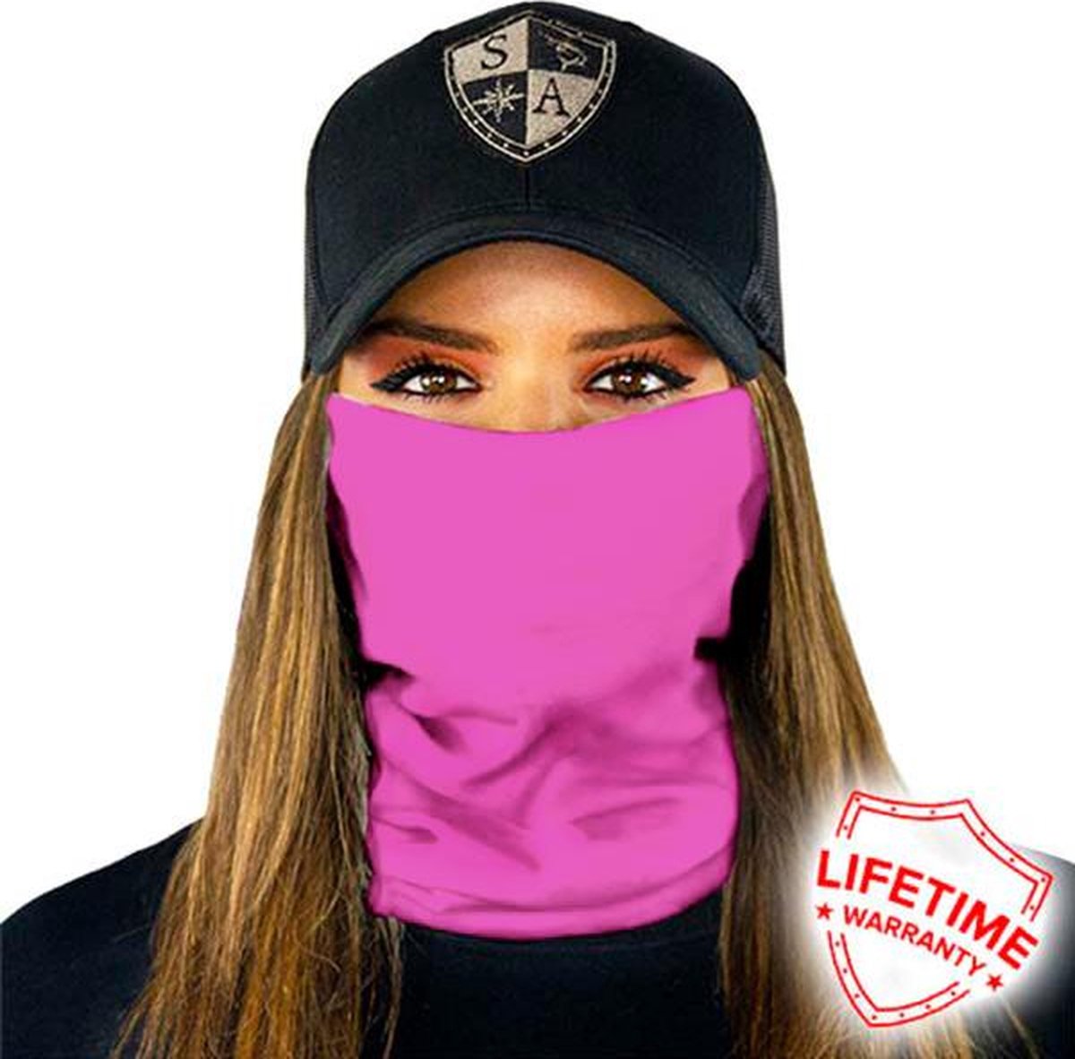 Faceshield Solid Pink