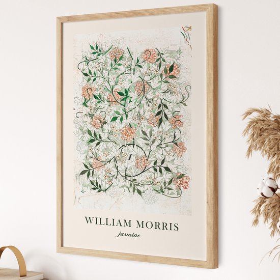William Morris Poster - Abstracte Bloemen - Bloemen Poster - 30 x 40 cm - 