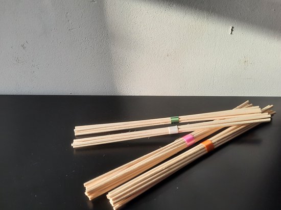 Geurstokjes 12st Bamboe 25cm - Losse geurstokjes - Navulling - Supta