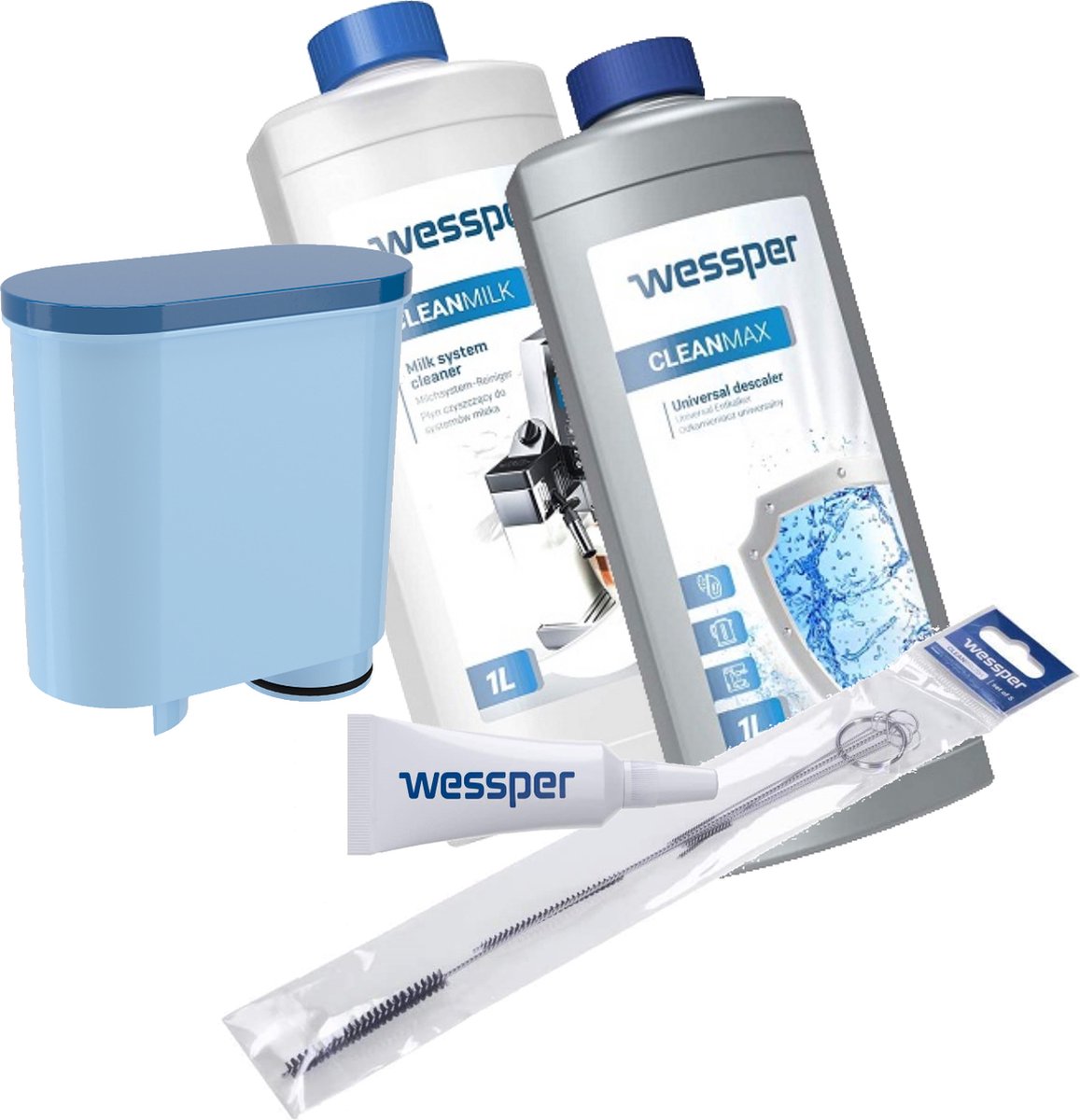 Kit accessoires, Détartrant DeLonghi 500ml + Wessper 6 Filtres