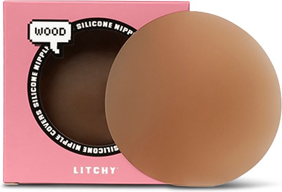 LITCHY Silicone Nipple Covers - Wood