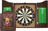 Equinox Dartbord Kabinet Set - Inclusief 6 dartpijlen - Paper Coil - Darts - Dartpijlen - Darts set - Veilig voor Kinderen