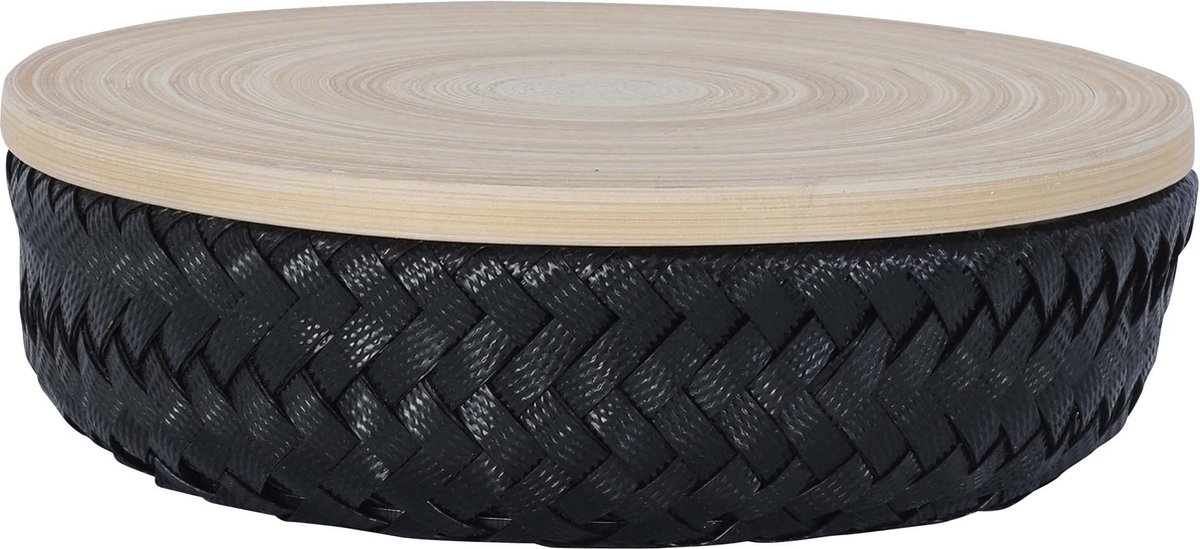 Handed By Wonder XS - Opbergmand rond met deksel- zwart