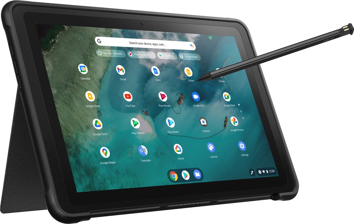 ASUS Chromebook CZ1000DVA-L30023 MediaTek MT8183 25,6 cm (10.1") Touchscreen WUXGA 4 GB LPDDR4x-SDRAM 64 GB eMMC Wi-Fi 5 (802.11ac) ChromeOS Zwart — afbeelding 6