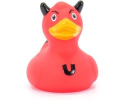 Deluxe Mini DEVIL Duck van Bud Duck: Mooiste Design badeend ter Wereld