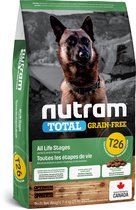 Nutram T26 Total Sans Céréales Agneau & Lentilles Nourriture pour Chien 2 kg