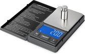 Imtex mini Balance de précision - Balance de poche pour bijoux - 500g/0.01g - LCD - Y compris 2 * Piles AAA - Zwart