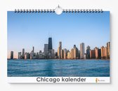 Chicago kalender XL 42 x 29.7 cm | Verjaardagskalender Chicago | Verjaardagskalender Volwassenen