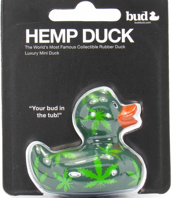 Luxury mini HEMP Duck van Bud Duck: Mooiste Design badeend ter Wereld van Bud Duck — afbeelding 3