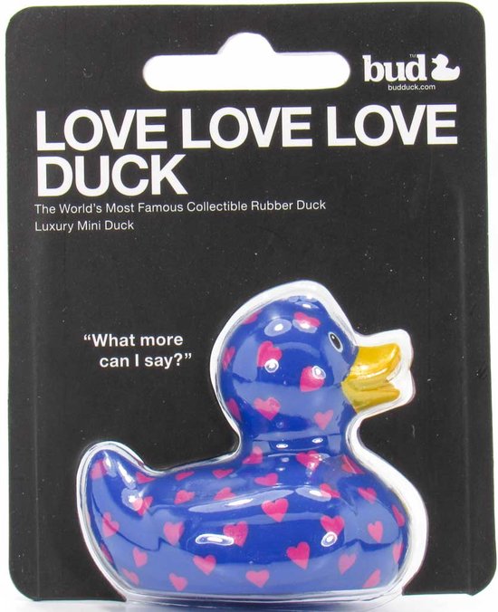 Luxury mini LOVE LOVE LOVE Duck van Bud Duck: Mooiste Design badeend ter Wereld van Bud Duck — afbeelding 3