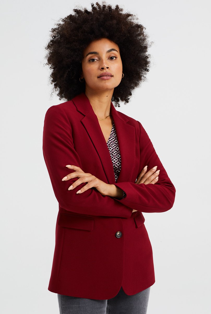 WE Fashion Dames single breasted blazer