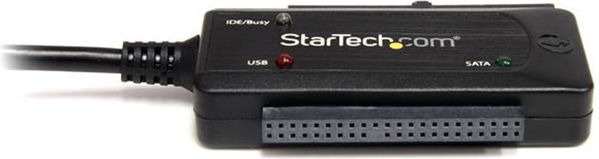 StarTech.com USB2SATAIDE  StarTech.com Câble adaptateur / Convertisseur USB  2.0 vers disque dur SATA / IDE de 2,5 / 3,5 pouces - Noir