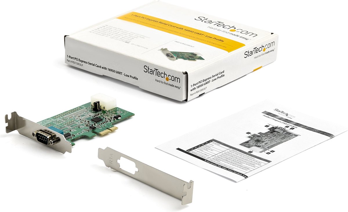 Carte Adaptateur Série PCI Express RS232 à 2 Ports - Carte Contrôleur Hôte Série