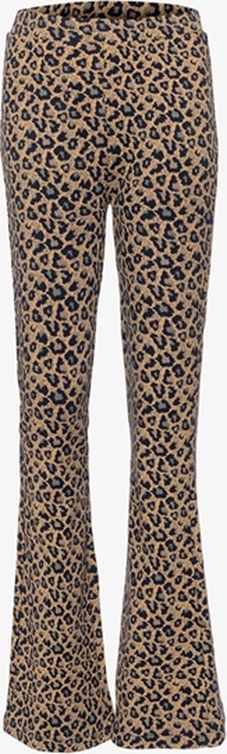 Wide leg joggingbroek met strepen bruin