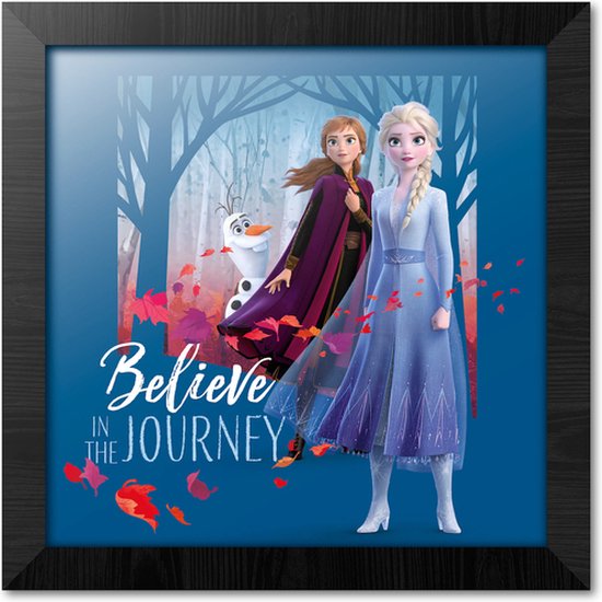 Disney Frozen - Art Print 30x30 cm (inclusief kader)