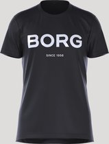 Björn Borg BB Logo Performance - T-Shirt - Tee - Top - Sport - Homme - Taille M - Zwart