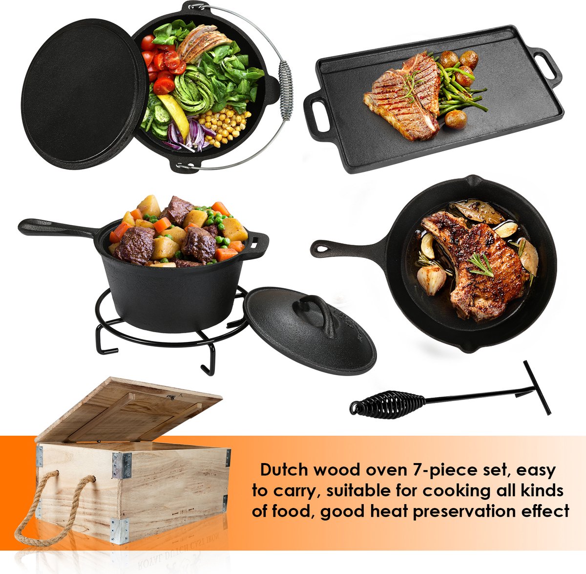Le Creuset Signature Campagnard Pompoen Braadpan, 28cm garnet kopen