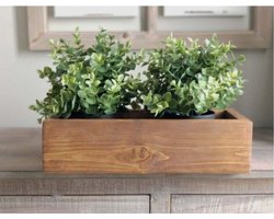 "Handgemaakte Houten Bloembak - Perfect voor je Tuin of Terras -
