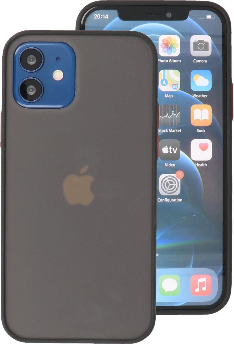 Hoesje Hard Case Color Blauw geschikt voor Iphone 12 Mini
