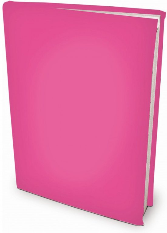 Rekbare boekenkaften A4 - Roze - 4 stuks | bol.com