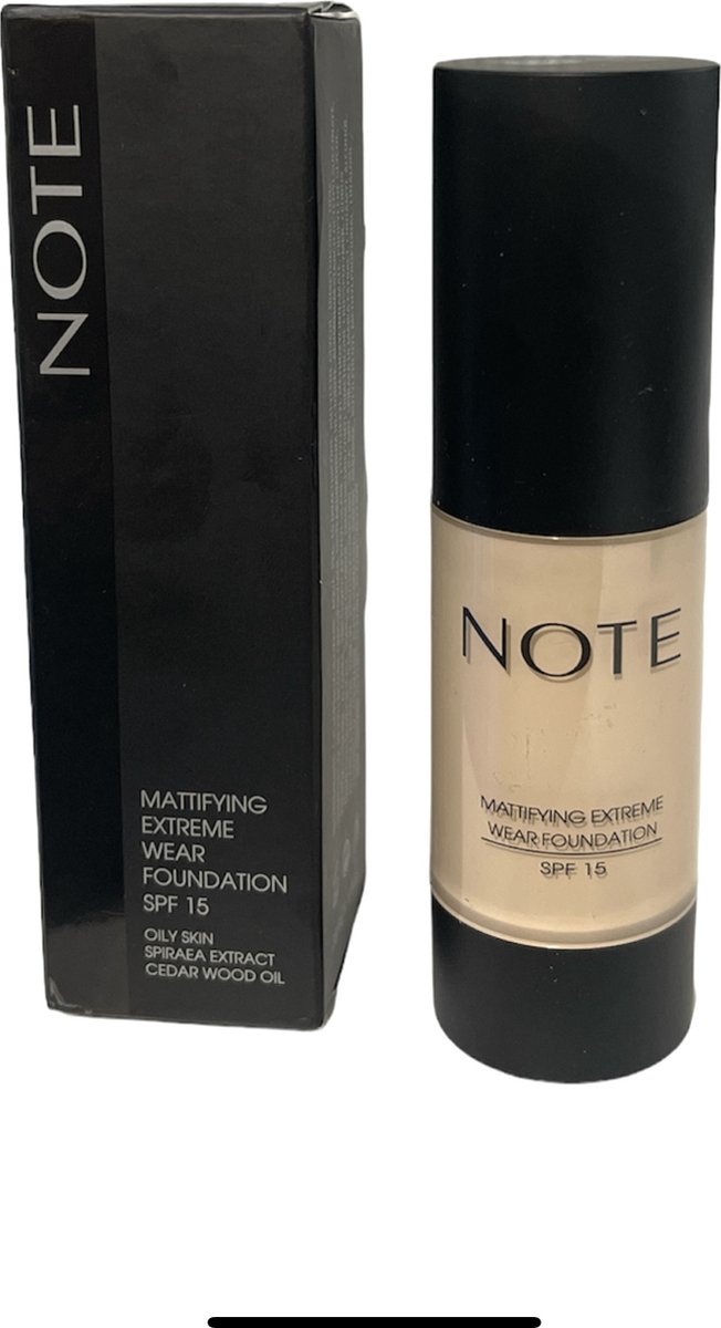 Note Germany Mattifying Extreme Wear Foundation Oily Skin 02 Natural Beige SPF15 35ml