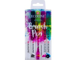 Ecoline Brush Pen set Primair | 5 kleuren