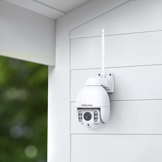 Foscam SD4 Beveiligingscamera - Buitencamera - 4x Zoom - Full HD - 4MP - Pan/tilt zoom - Nachtzicht 50m - Wit van Foscam — afbeelding 2