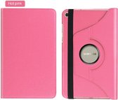LuxeBass Hoesje geschikt voor Samsung Galaxy Tab A 8.0 (2019) SM-T290 T295 Draaibaar Hoesje - roze