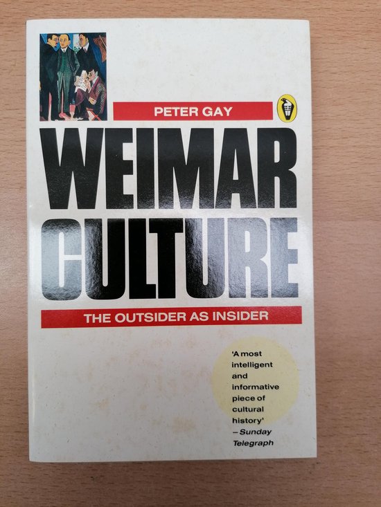 Weimar Culture - cover