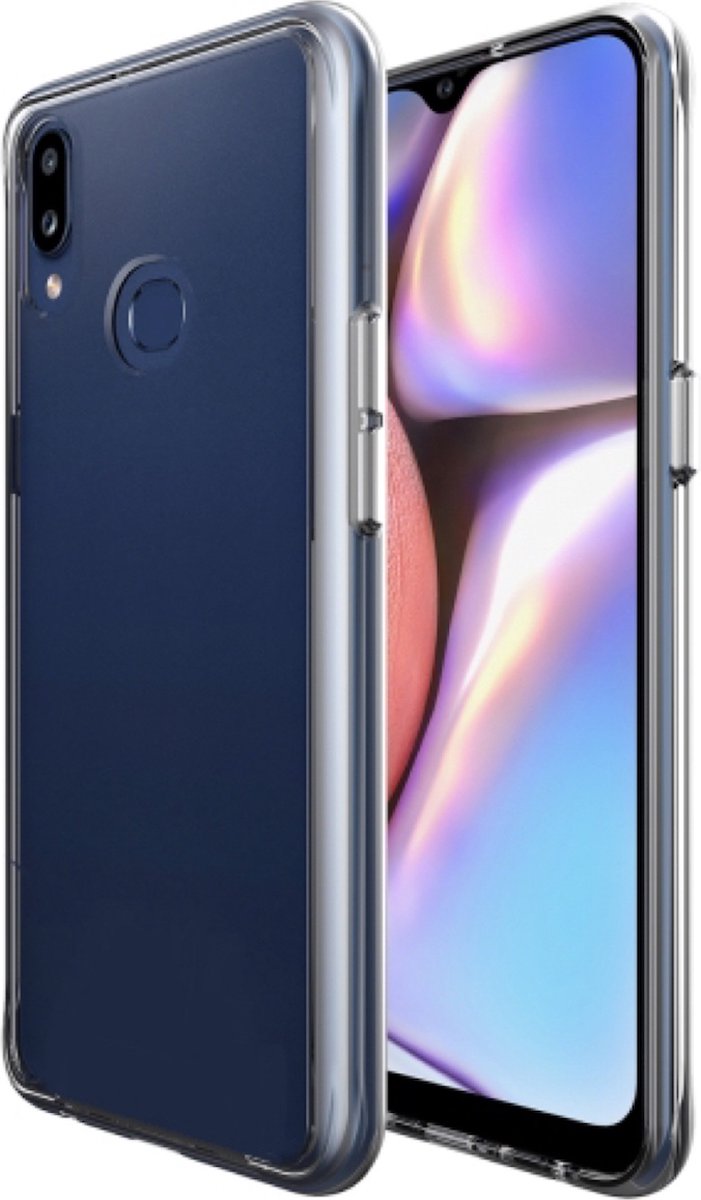 Silicone back cover Geschikt voor Samsung Galaxy A10S/Transparant hoesje