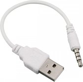 USB male naar Audio Jack 3.5mm male Kabel 30cm Wit