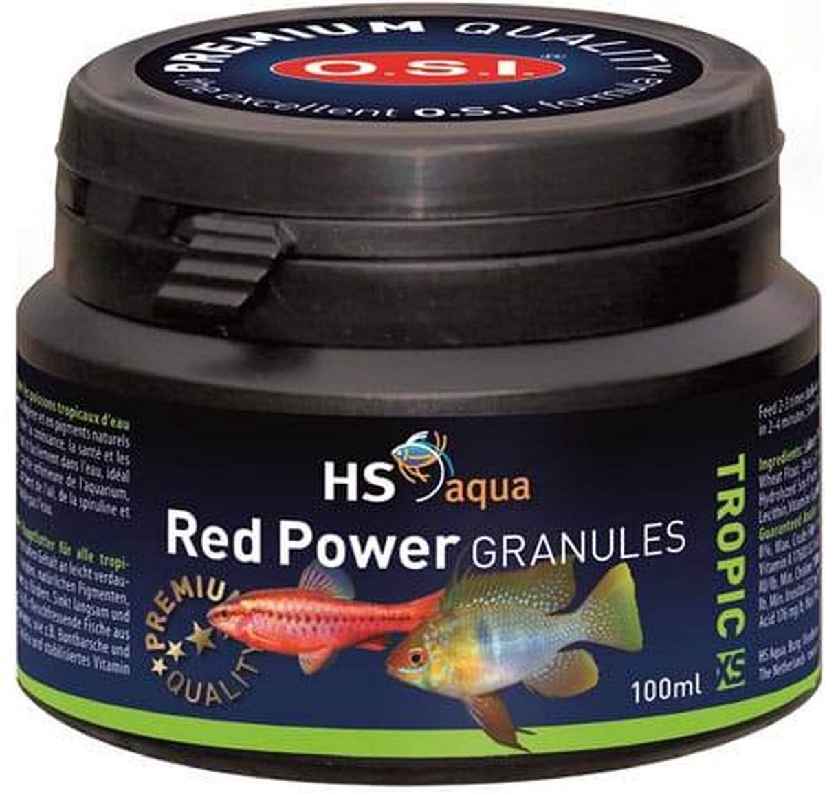 HS Aqua Red Power Granules XS - 100ML - Aquariumvoer - Visvoer