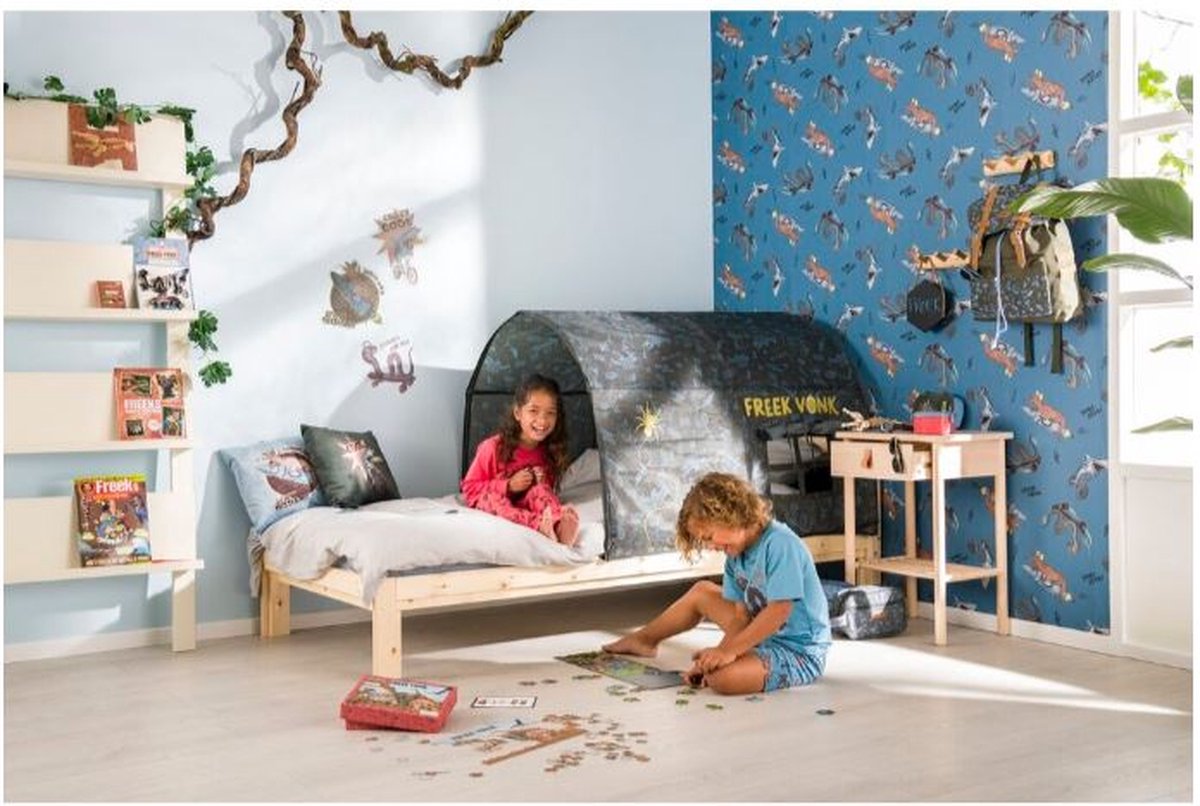 Relaxdays bedtent voor kinderen, BD: 220 x 79 cm, bedtunnel kinderbed, pop-up systeem, droomtunnel, universum Relaxdays bedtent voor kinderen, BD: 220 x 79 cm, bedtunnel kinderbed, pop-up systeem, droomtunnel, universum