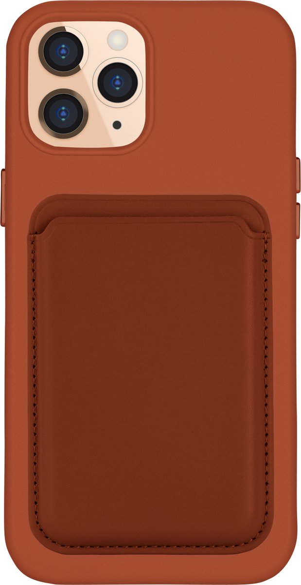 Phreeze Back Cover - Geschikt voor iPhone 12 Pro Max - Kaarthouder - Magnetisch - Vegan Leer - Microvezel - Pasjeshouder Case - Magnetische Cover Functie
