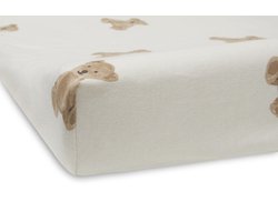 Product: Jollein Aankleedkussenhoes Jersey 50x70cm - Teddy Bear, van het merk Jollein