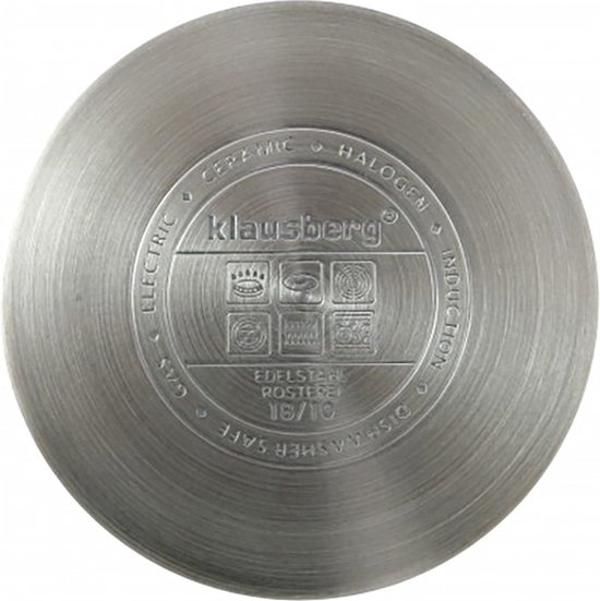 FACKELMANN Kookpan 24 cm München van roestvrij staal – hoogwaardige kookpan uitschenkfunctie – geschikt voor alle warmtebronnen (ook inductie) – braadpan ca. 5,5 liter