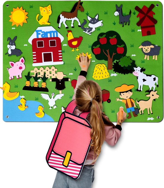 Activity Board, Activiteitenmuur, 12 spellen, Montessori sensorische muurspeelgoed voor kinderen van 3-12 jaar, Montessori leeractiviteitencentrum, ideaal voor de speelkamer van peuters en kleuters | NL