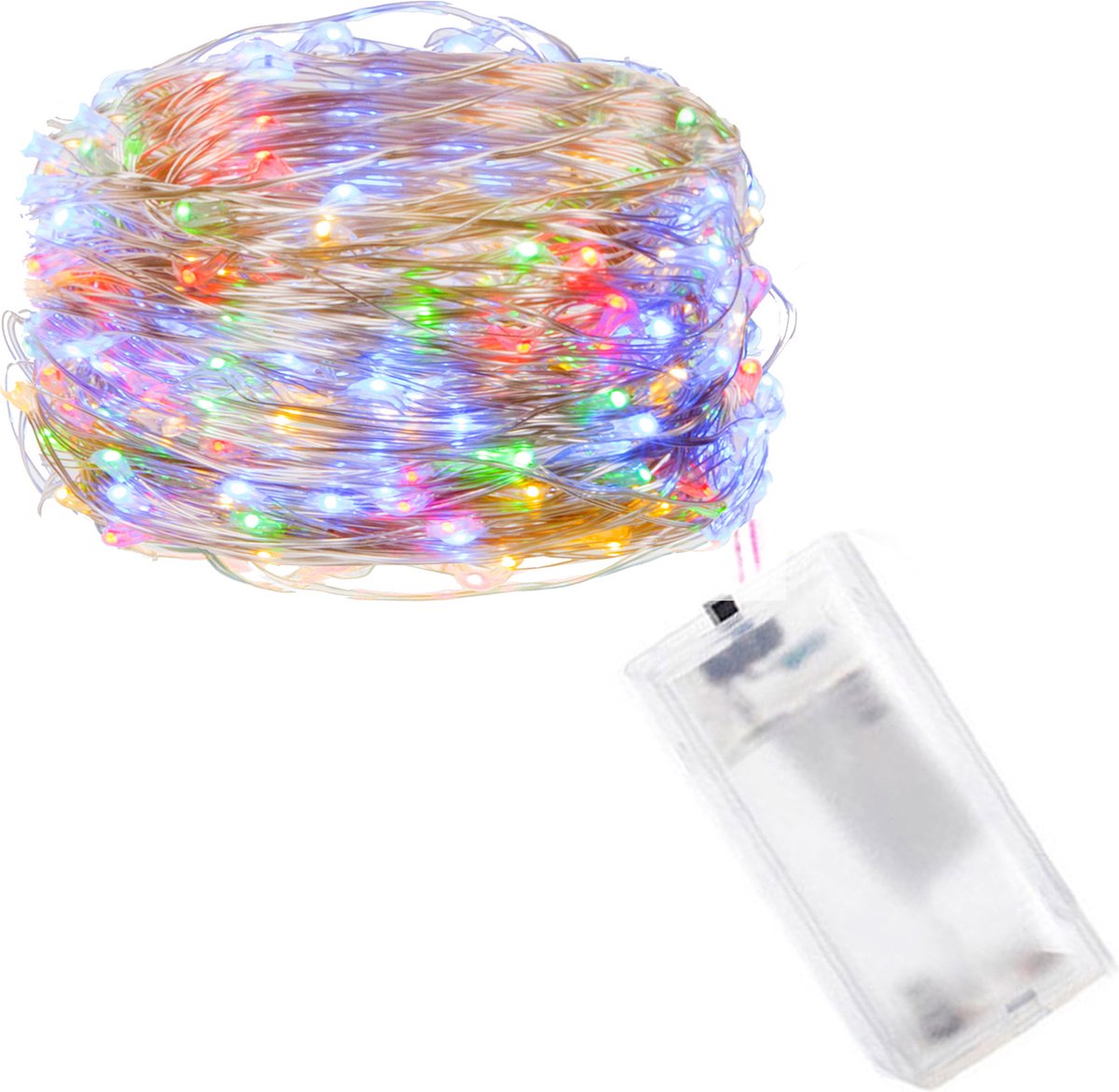 Springos Kerstverlichting | 0.9 m | Waterdicht | Op Batterij | LED-Verlichting | Multicolor