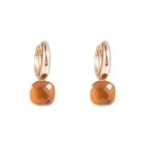 Michelle Jewelry Boucles d'Oreilles Tige Double Torsadé Or JE14213