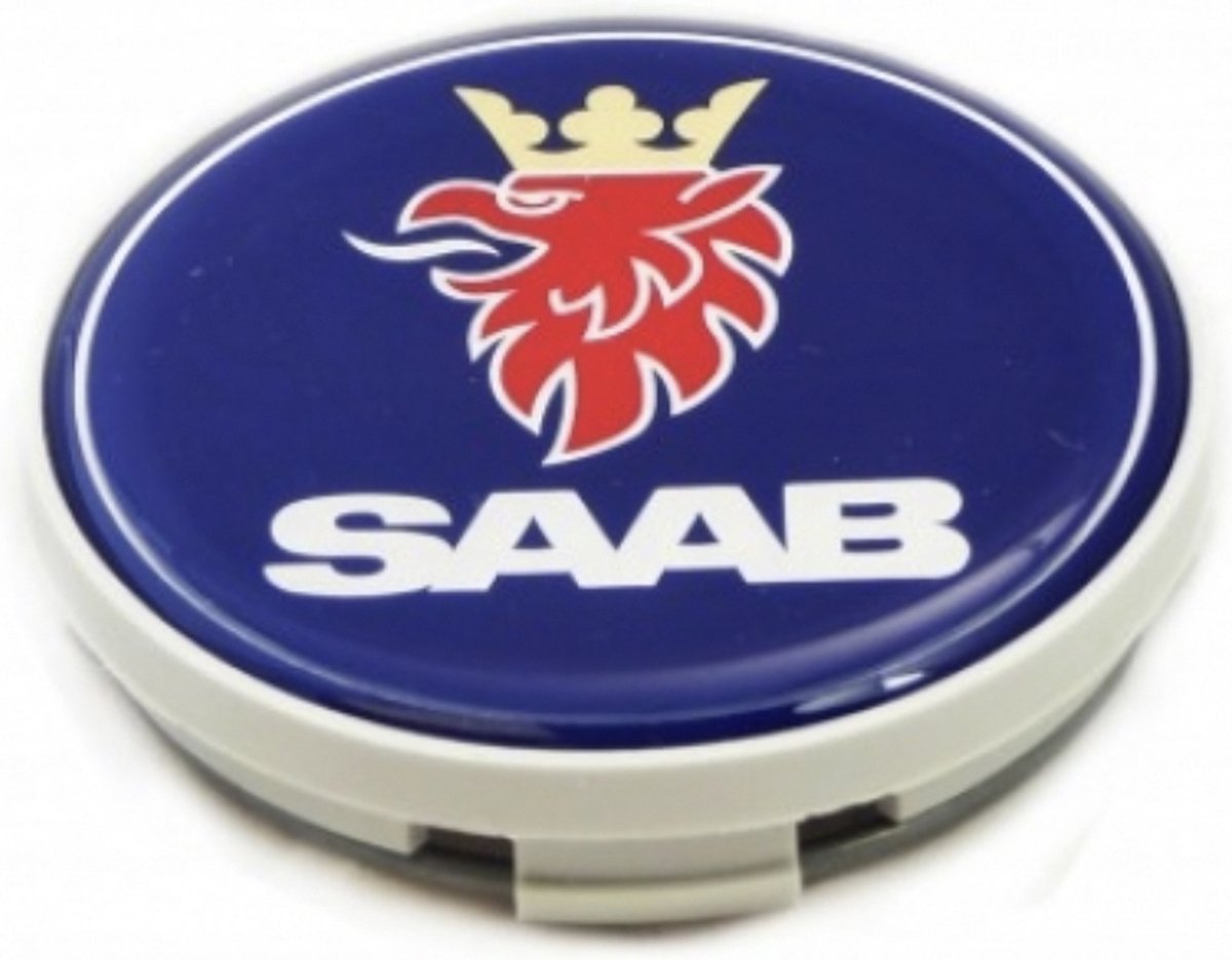 Saab naafdoppen - set van 4 stuks - 63mm 12775052
