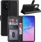 Samsung S10 Lite Hoesje Wallet Case Zwart