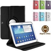 Samsung Tab 3 P5200 10.1 inch Rotating Hoesje Case Licht Blauw