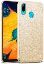 Samsung A30 Siliconen Glitter Hoesje Goud