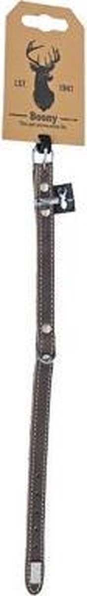 Boony Est. 1941 Halsband Leder - 14 mm/35 cm - Bruin