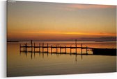 Schilderij - Zonsondergang — 90x60 cm