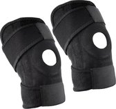 2x Kniebrace – Verstelbaar – Open Patella Brace – Neopreen – Knieondersteuning – Outdoor & Sport - LOUZIR