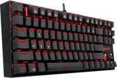 K552 Redragon Gaming Toetsenbord met verlichting | Anti-Ghosting Mechanisch toetsenbord met verlichting & vergulden USB connector  - Black Friday - cadeau voor gamers