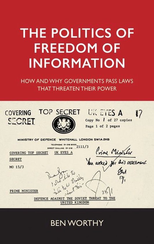 The politics of freedom of information - cover