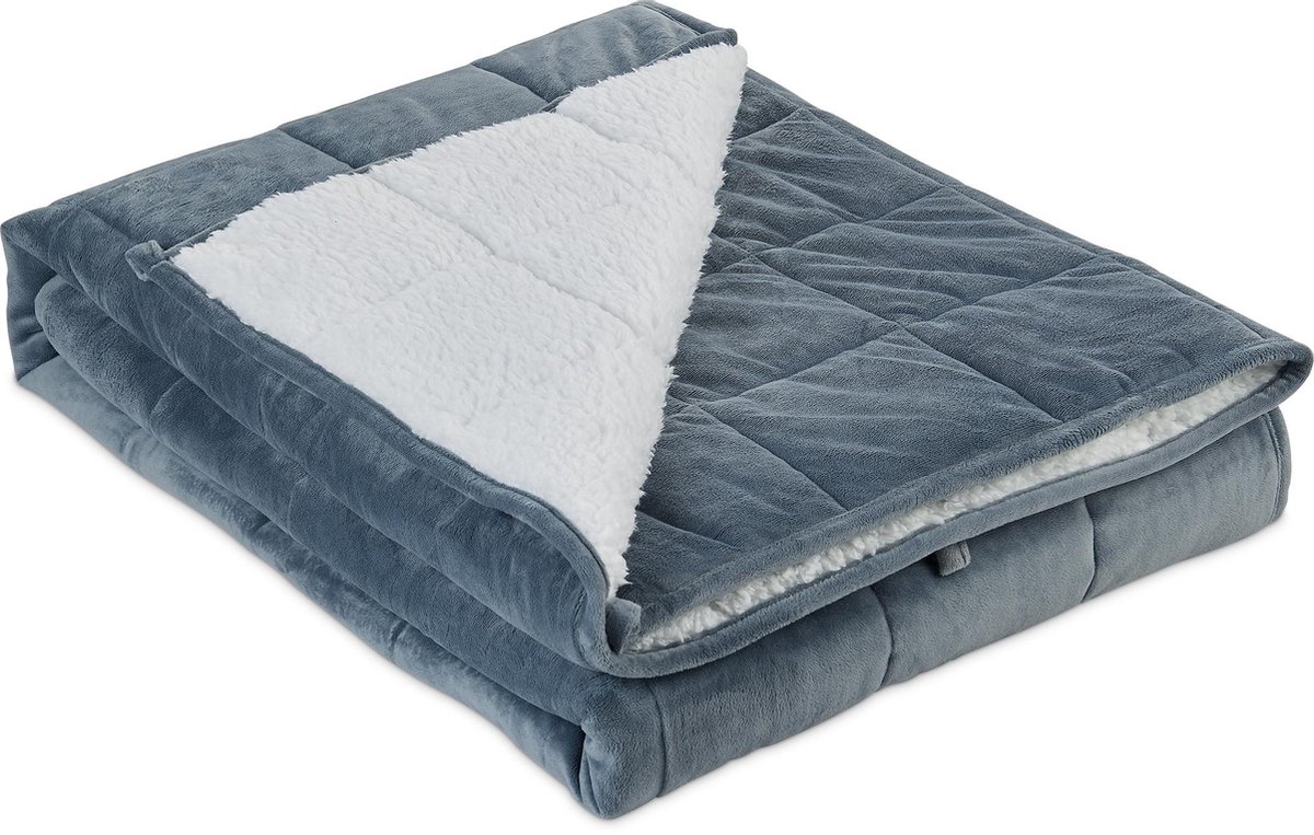 Kustaa Fleece Verzwaringsdeken Weighted Blanket 152x203 cm 6,8 KG Berber...