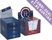 ACTIE!! JaJa Lange Vloei Blue Kingsize 100 pcs + JaJa Filtertip Booklet 100 pcs